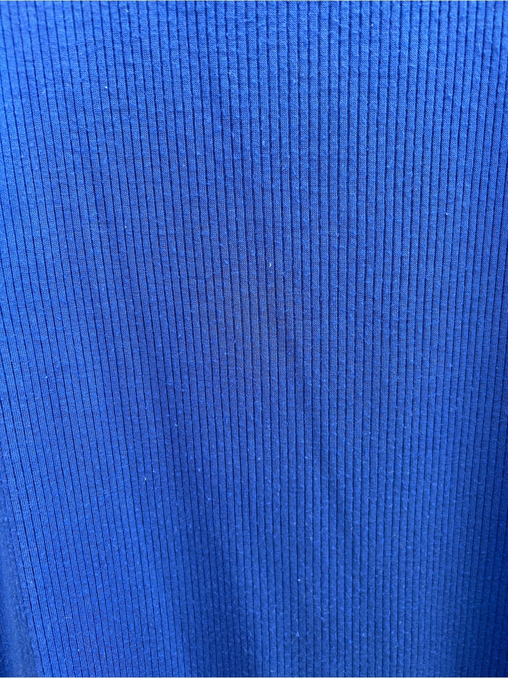 Hoi bo Blue ribbed tank, Small - Picture 6 of 9